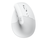 Logitech Lift Vertical Ergonomic Mouse for Business, White/Grey – Trådløse mus (billede 1)