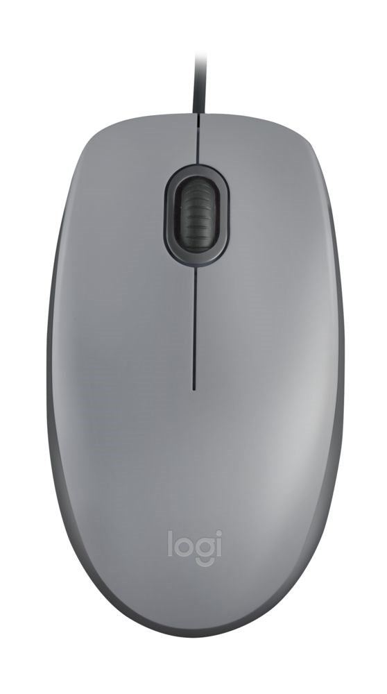 Logitech M110 Silent, Mid Grey – Kablede mus (billede 1)