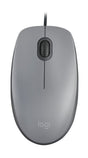Logitech M110 Silent, Mid Grey – Kablede mus (billede 1)