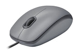 Logitech M110 Silent, Mid Grey – Kablede mus (billede 2)