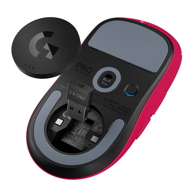 Logitech G PRO X SUPERLIGHT 2 LIGHTSPEED Gaming Mouse, Magenta – Trådløs mus
