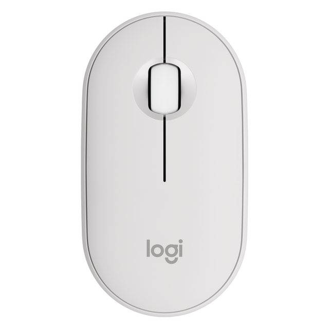 Logitech Pebble Mouse 2 M350s Wireless, Tonal White – Trådløse mus (billede 1)