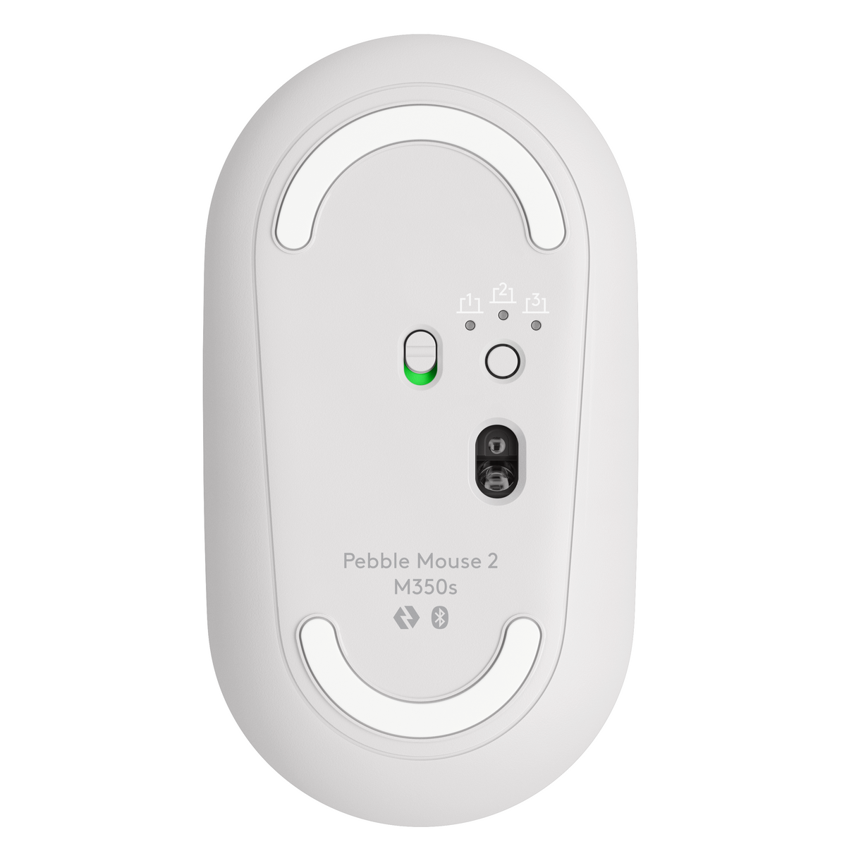 Logitech Pebble Mouse 2 M350s Wireless, Tonal White – Trådløse mus (billede 3)