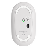 Logitech Pebble Mouse 2 M350s Wireless, Tonal White – Trådløse mus (billede 3)