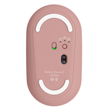 Logitech Pebble Mouse 2 M350s Wireless, Tonal Rose – Trådløse mus (billede 3)