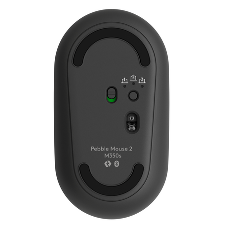 Logitech Pebble Mouse 2 M350s Wireless, Tonal Graphite – Trådløse mus (billede 3)