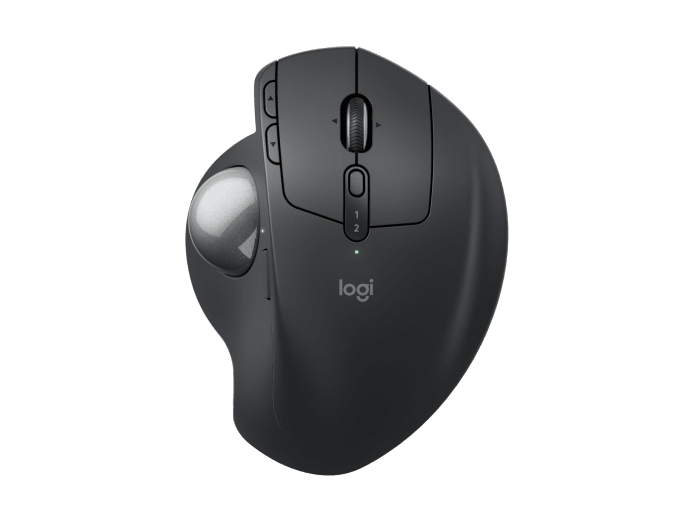 Logitech MX Ergo S Advanced Wireless Trackball, Graphite – Mus & trackballs (billede 1)