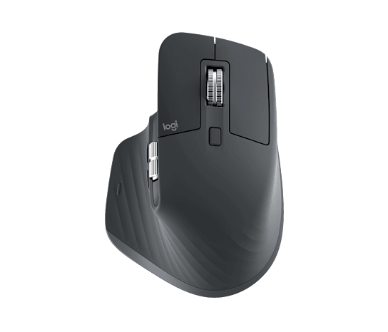 LOGITECH MX Master 3S Performance Wireless Mouse, Graphite – Trådløse mus