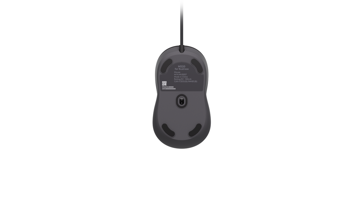 LOGITECH M520 for Business, Graphite – Kablede mus (billede 5)