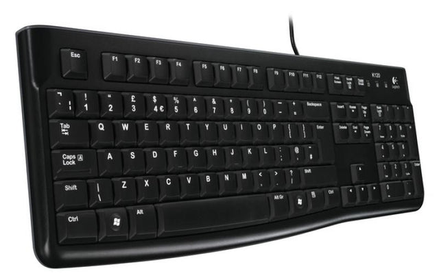 Logitech K120 Business Keyboard, Black (US/INT) – Kablede tastaturer