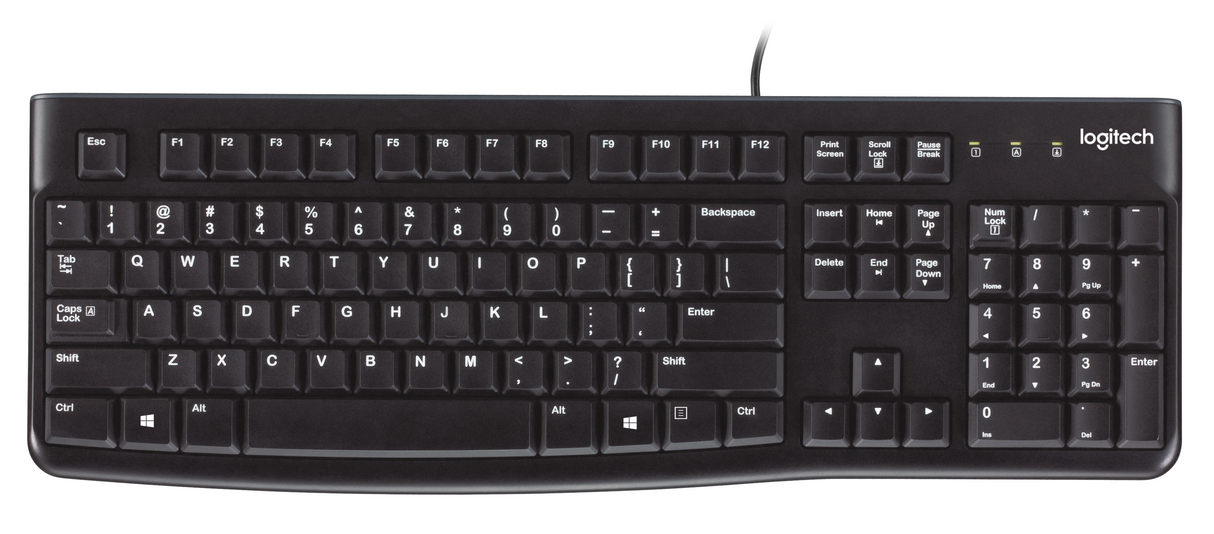 Logitech OEM - K120 Business Keyboard, Black (Nordic) – Kablede tastaturer (billede 2)