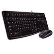 Logitech MK120 Desktop Set, Black (Nordic) – Tastatur- og musesæt (billede 1)