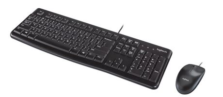 Logitech MK120 Desktop Set, Black (Nordic) – Tastatur- og musesæt (billede 4)