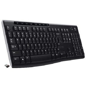 Logitech K270 Wireless Keyboard, Black (Nordic) – Trådløse tastaturer (billede 1)