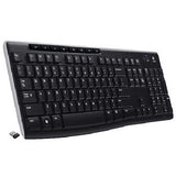 Logitech K270 Wireless Keyboard, Black (Nordic) – Trådløse tastaturer (billede 1)