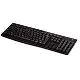 Logitech K270 Wireless Keyboard, Black (Nordic) – Trådløse tastaturer (billede 3)
