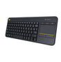 Logitech K400 Plus Wireless Touch Keyboard, Dark (Nordic) – Trådløse tastaturer