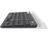 Logitech K780 Multi-Device Wireless Keyboard, Grey/White (Nordic) – Kablede tastaturer (billede 1)