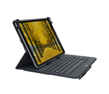Logitech 10'' Universal Folio w/Keyboard, Black (Nordic) – Tablet-covers & tilbehør (billede 1)