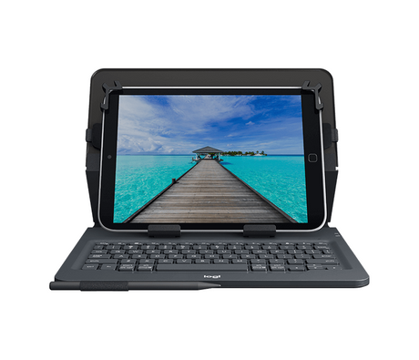 Logitech 10'' Universal Folio w/Keyboard, Black (Nordic) – Tablet-covers & tilbehør (billede 2)
