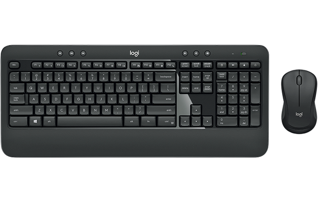 Logitech MK540 Wireless Desktop Set, Black (Nordic) – Tastatur- og musesæt (billede 1)