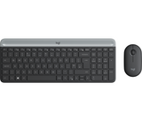 Logitech MK470 Slim Wireless Desktop Set, Graphite (Nordic) – Tastatur- og musesæt (billede 1)