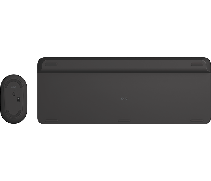 Logitech MK470 Slim Wireless Desktop Set, Graphite (Nordic) – Tastatur- og musesæt (billede 4)