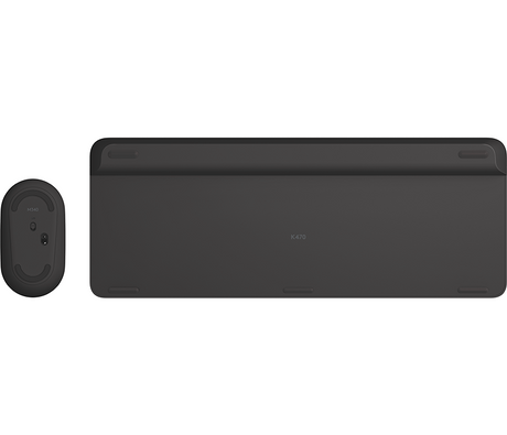 Logitech MK470 Slim Wireless Desktop Set, Graphite (Nordic) – Tastatur- og musesæt (billede 4)