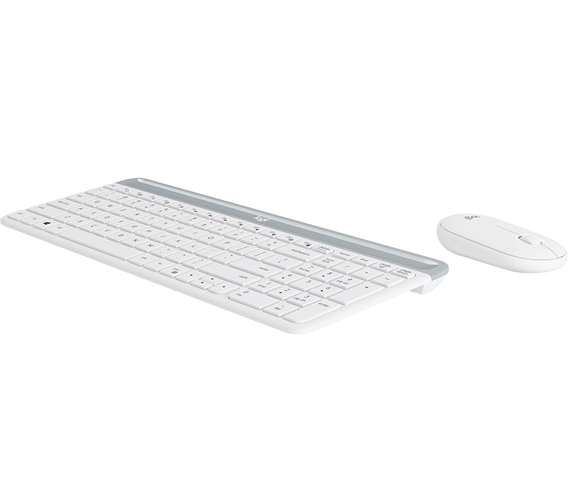 Logitech MK470 Slim Wireless Desktop Set, Offwhite (Nordic) – Tastatur- og musesæt (billede 2)