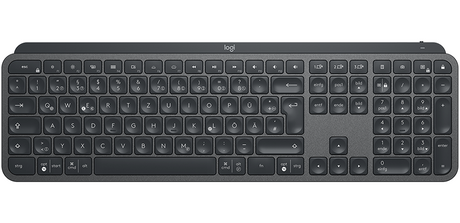 Logitech MX Keys Advanced Wireless Illuminated Keyb, Graphite(Nordic) – Tastaturer (billede 1)