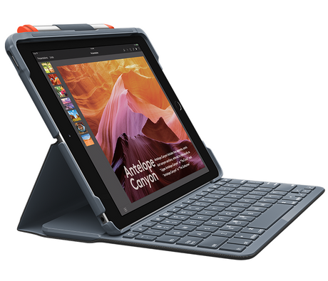Logitech iPad 10.2'' (7th/8th) 19/20 Slim Folio, Graphite (Nordic) (billede 1)