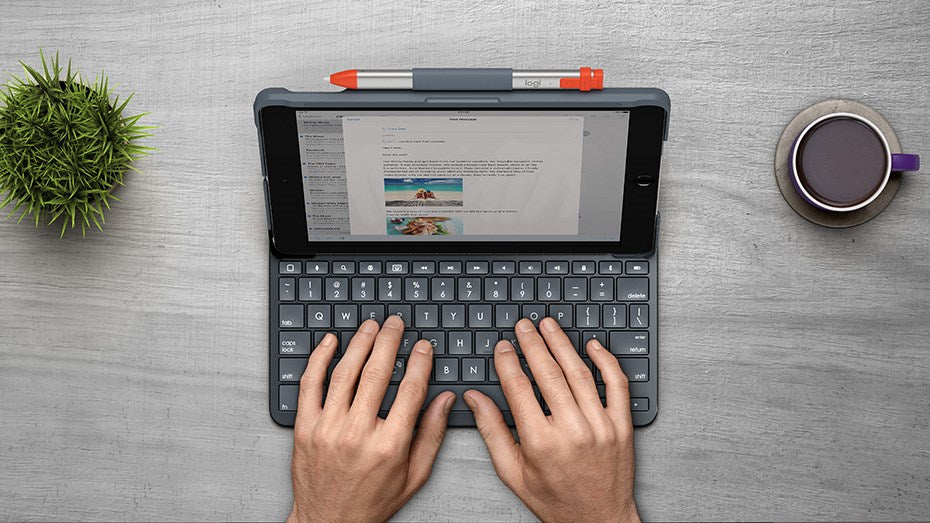Logitech iPad 10.2'' (7th/8th) 19/20 Slim Folio, Graphite (Nordic) (billede 5)