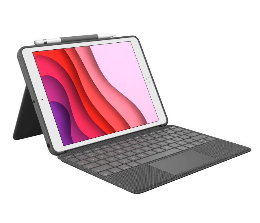 Logitech iPad 10.2'' (7th/8th/9th gen) Combo Touch, Graphite (Nordic) (billede 1)