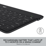 Logitech Keys-To-Go, Classic Blue (Nordic) – Tablettilbehør (billede 4)
