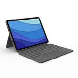 Logitech iPad Pro 11'' (1/2/3/4 gen / M4) Combo Touch, Grey (Nordic) (billede 1)