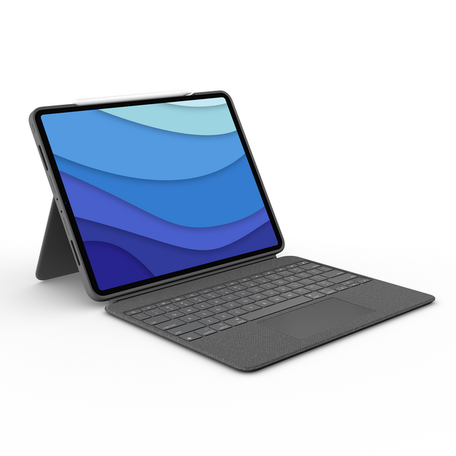 Logitech iPad Pro 12.9'' Combo Touch, Grey (Nordic) (billede 1)