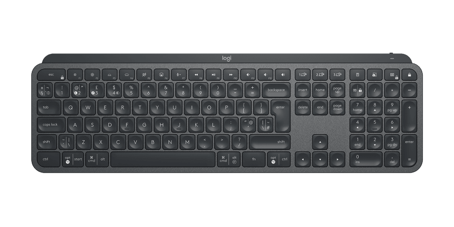 Logitech MX Keys Business Wireless Keyboard, Graphite (Nordic) – Trådløse tastaturer