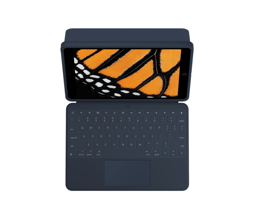 Logitech iPad 10.2'' (7th, 8th & 9th gen) Combo Touch 3 Blue (Nordic) (billede 2)