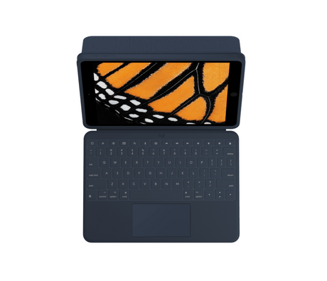 Logitech iPad 10.2'' (7th, 8th & 9th gen) Combo Touch 3 Blue (Nordic) (billede 2)