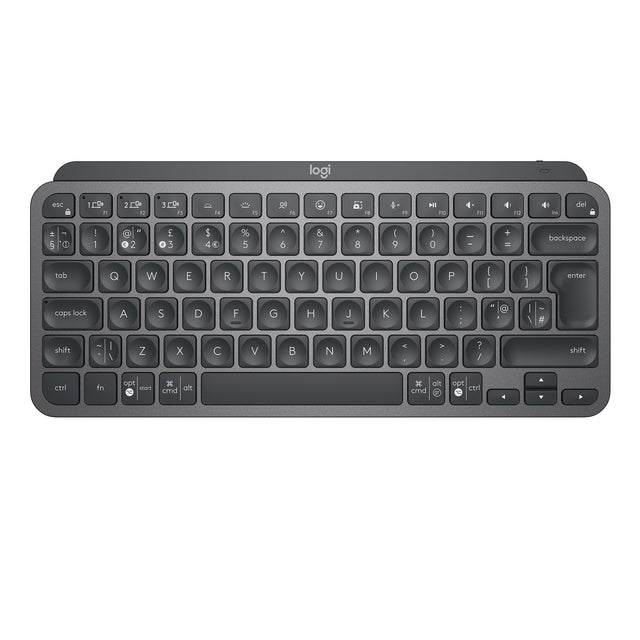 Logitech MX Keys Mini Minimalist Wireless Keyboard, Graphite (Nordic) – Trådløse tastaturer (billede 1)