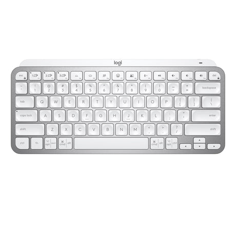 Logitech MX Keys Mini Minimalist Wireless Keyb, Pale Grey (Nordic) – Trådløse tastaturer (billede 1)