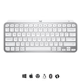 Logitech MX Keys Mini Minimalist Wireless Keyb, Pale Grey (Nordic) – Trådløse tastaturer (billede 2)
