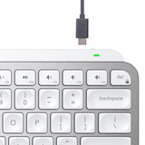 Logitech MX Keys Mini Minimalist Wireless Keyb, Pale Grey (Nordic) – Trådløse tastaturer (billede 3)