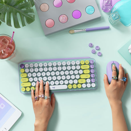 Logitech POP Keys Wireless Keyboard, Daydream Mint (Nordic) – Trådløse tastaturer (billede 5)