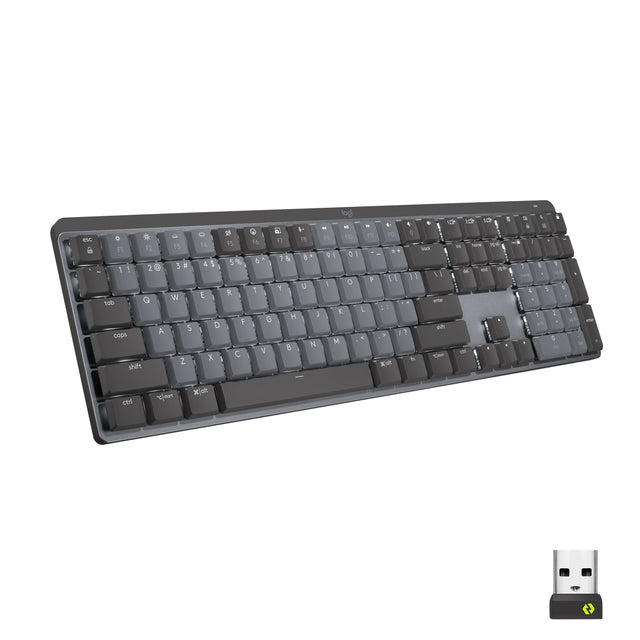 Logitech MX Mech. Wireless Illum Perf. Keyb Tactile Graphite (Nordic) – Trådløse tastaturer (billede 1)