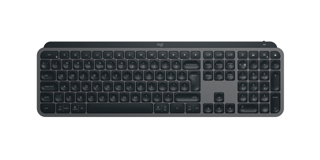 Logitech MX Keys S Wireless Keyboard, Graphite (Nordic) – Trådløse tastaturer (billede 1)