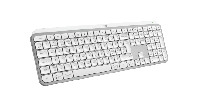 Logitech MX Keys S Wireless Keyboard, Pale Grey (Nordic) – Trådløse tastaturer (billede 2)