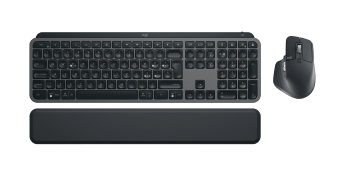 Logitech MX Keys S Combo Wireless Desktop Set, Graphite (Nordic) – Tastatur- og musesæt (billede 1)
