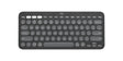 Logitech Pebble Keys 2 K380s Wireless Keyb, Tonal Graphite (Nordic) – Trådløse tastaturer (billede 1)