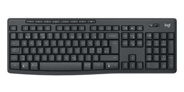 Logitech MK370 Combo for Business, Nordic, Graphite – Tastatur- og musesæt (billede 1)